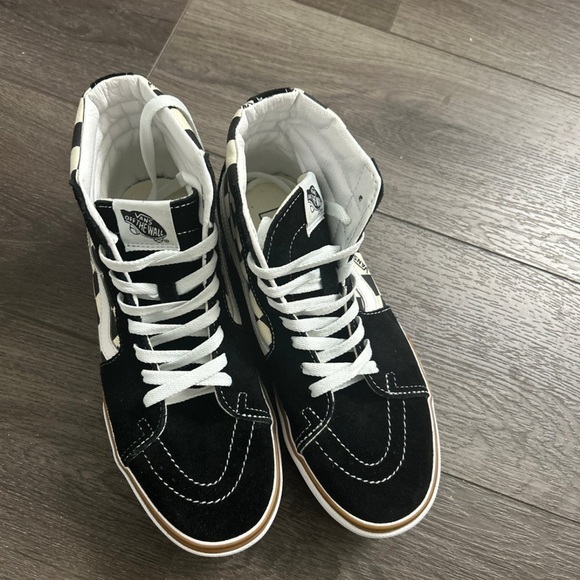 Vans sk8 hi stacked Checkerboard High-Top Sneakers - Picture 3 of 8